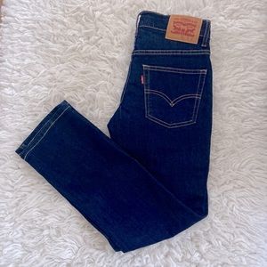 Levi’s dark blue jeans